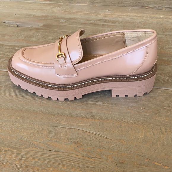 Free People Sam Edelman Laurs Platform Pink Oxford Loafers 9.5 NWOB - Picture 9 of 13